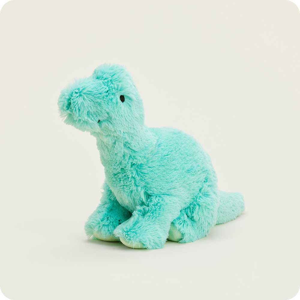 Microwavable Teal Long Neck Dinosaur Warmies - Warmies USA