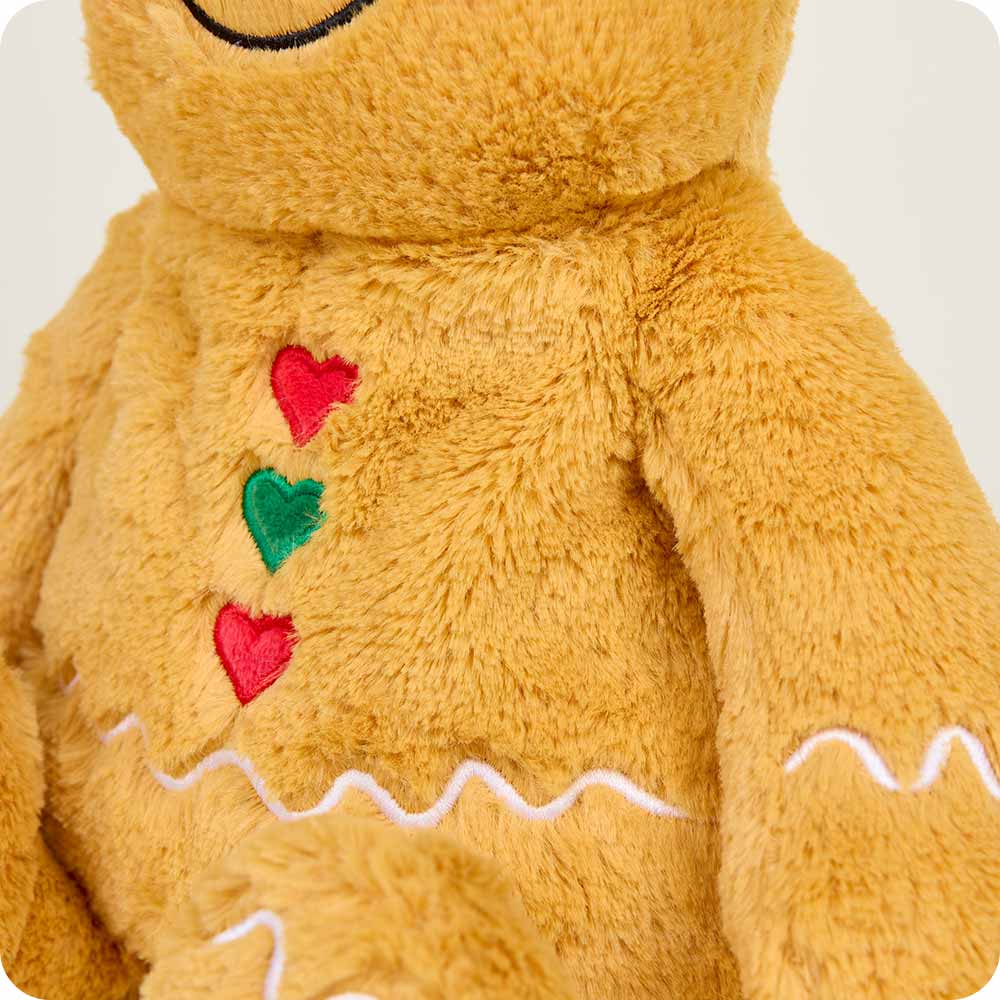 Soft Warm Weighted Gingerbread Girl Plush Warmies