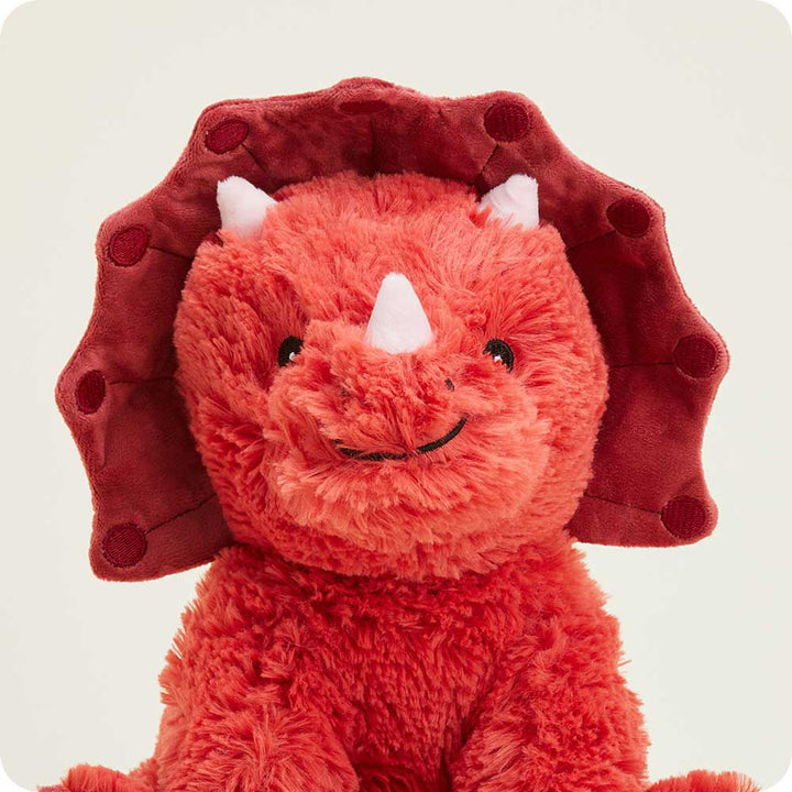 Microwavable Red Triceratops Warmies - Warmies USA