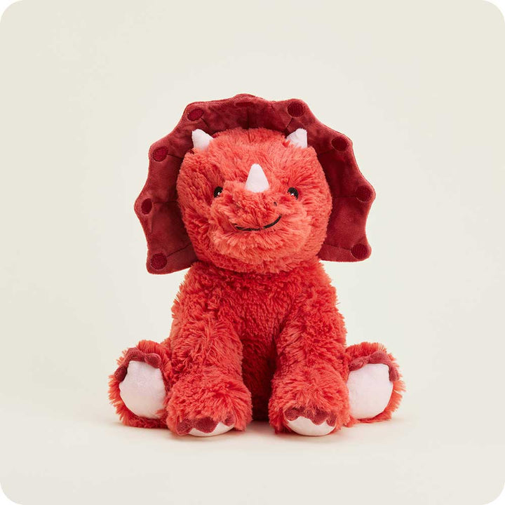 Microwavable Red Triceratops Warmies - Warmies USA