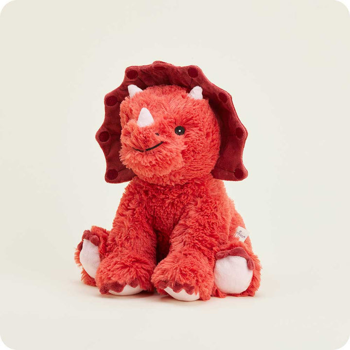 Microwavable Red Triceratops Warmies - Warmies USA