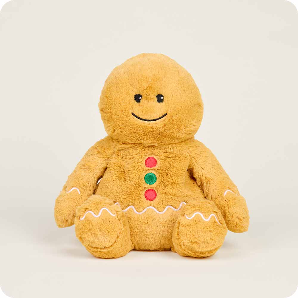 Microwavable Gingerbread Boy Stuffed Animal Warmies