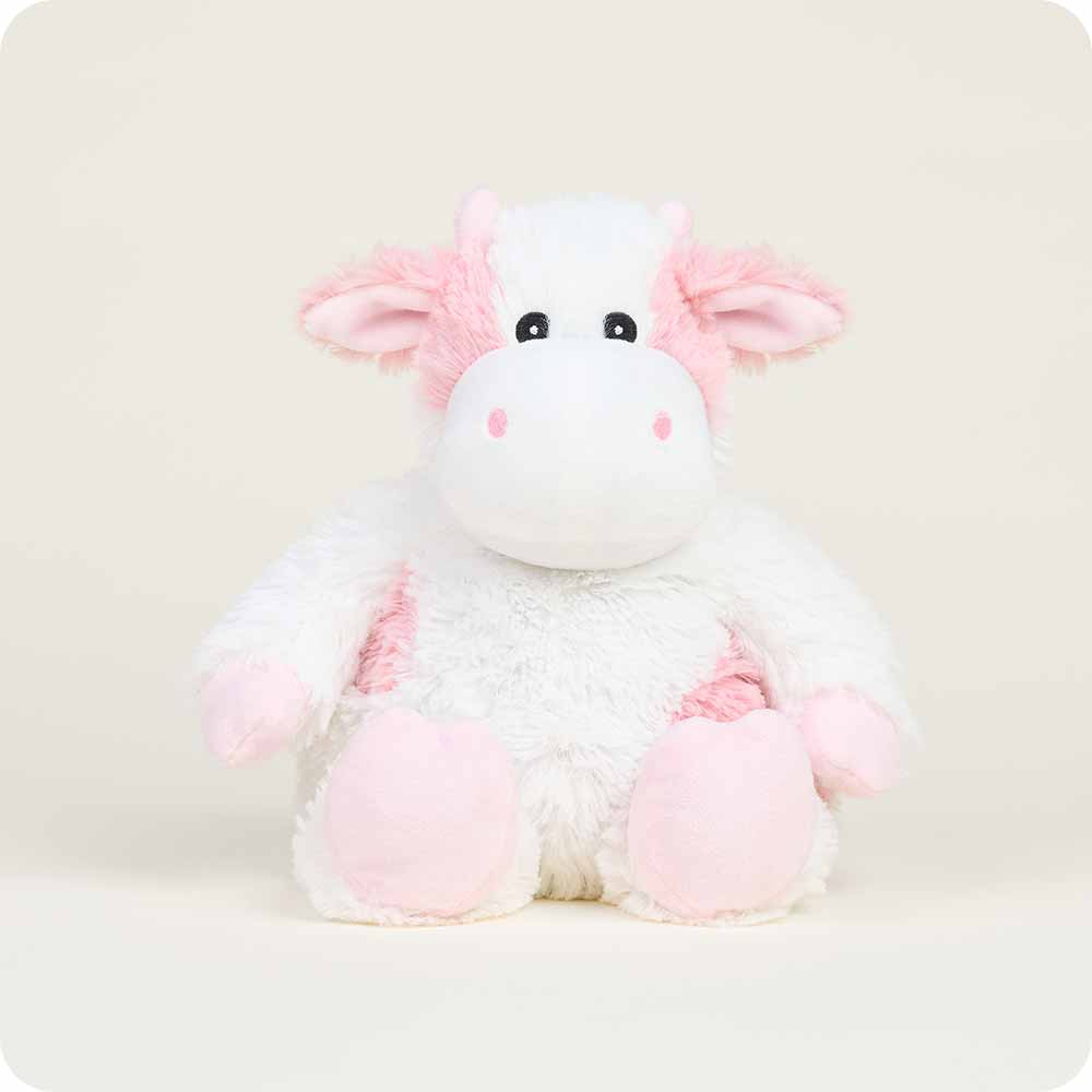 Microwavable Strawberry Cow Stuffed Animal Warmies